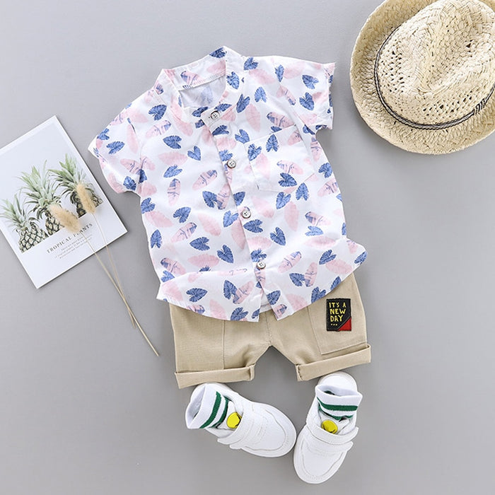 Printed Summer Outfit Clothing Set