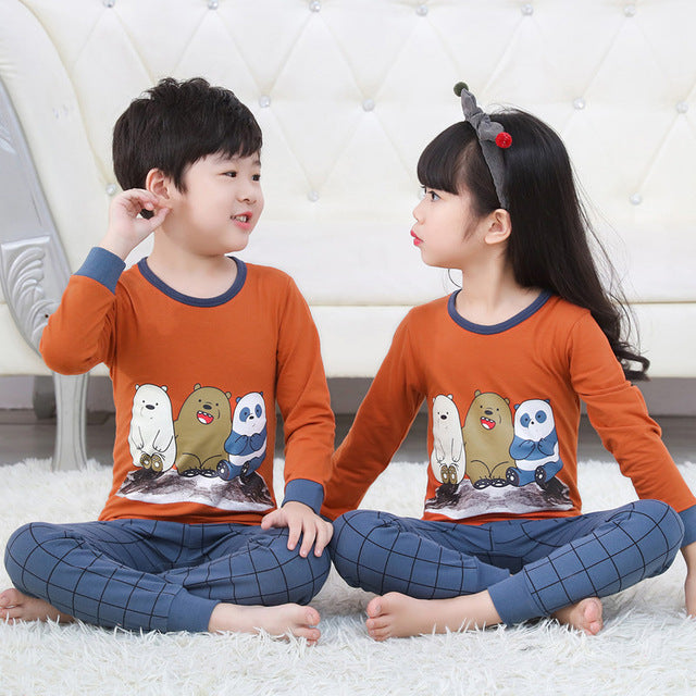 Cotton 2 pcs/set Sleepwear