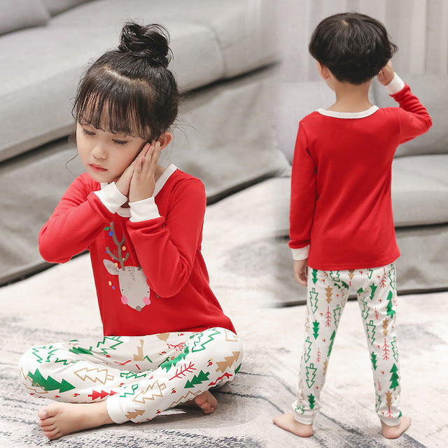 Cotton 2 pcs/set Sleepwear