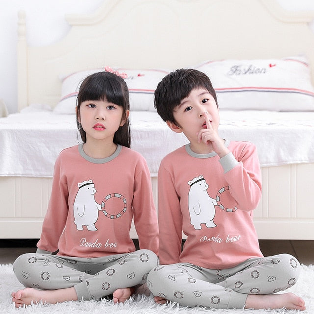 Cotton 2 pcs/set Sleepwear