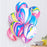 Nicro 5 10 pcs 10 inch Painting Agate Colorful Air Birthday Party Balloons