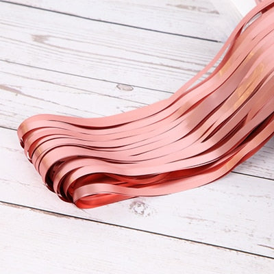 Party Backdrop Curtains Glitter Gold Tinsel for Decoration