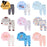 Cartoon Print 2 pcs/set Long Sleeve and Pants Sleepwear