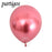 10pcs 12inch Glossy Metallic Pearl Latex Balloons