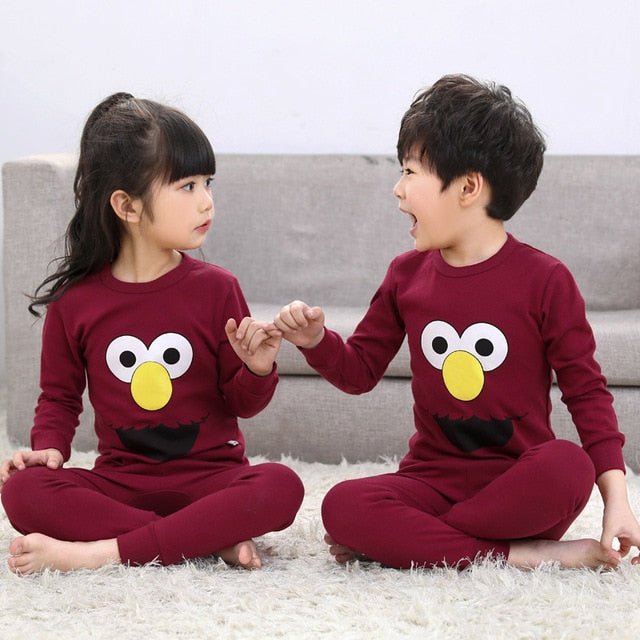 Autumn Winter 2 pcs/set Pajamas