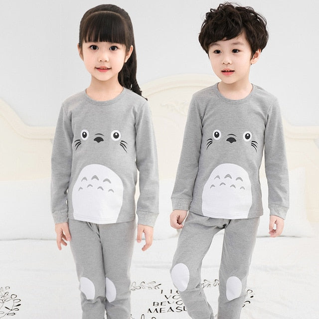 Autumn Winter 2 pcs/set Pajamas