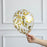 10pcs/lot Clear Gold Star Foil Confetti Transparent Balloons