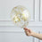10pcs/lot Clear Gold Star Foil Confetti Transparent Balloons