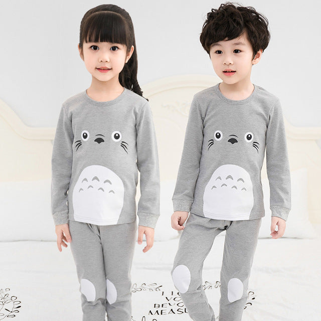 Autumn 2 pcs/set Girls and Boys Sleepwear