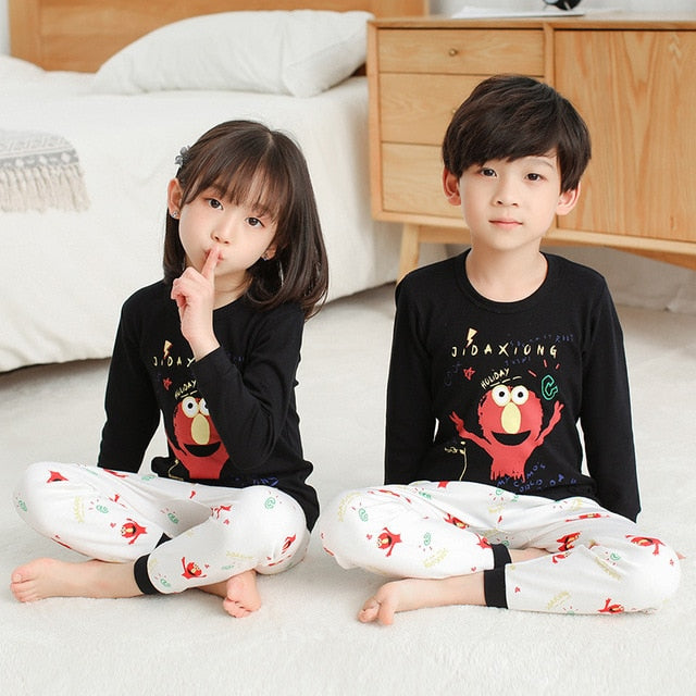 Autumn 2 pcs/set Girls and Boys Sleepwear