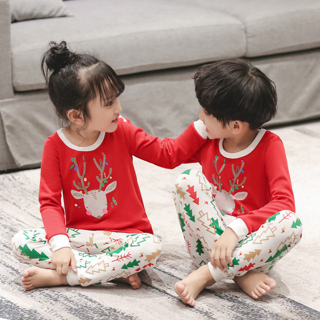 Autumn 2 pcs/set Girls and Boys Sleepwear