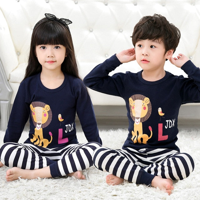 Autumn 2 pcs/set Girls and Boys Sleepwear