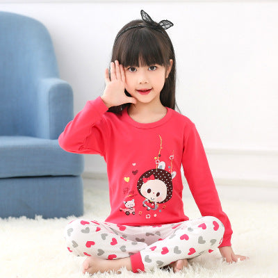 Autumn 2 pcs/set Girls and Boys Sleepwear