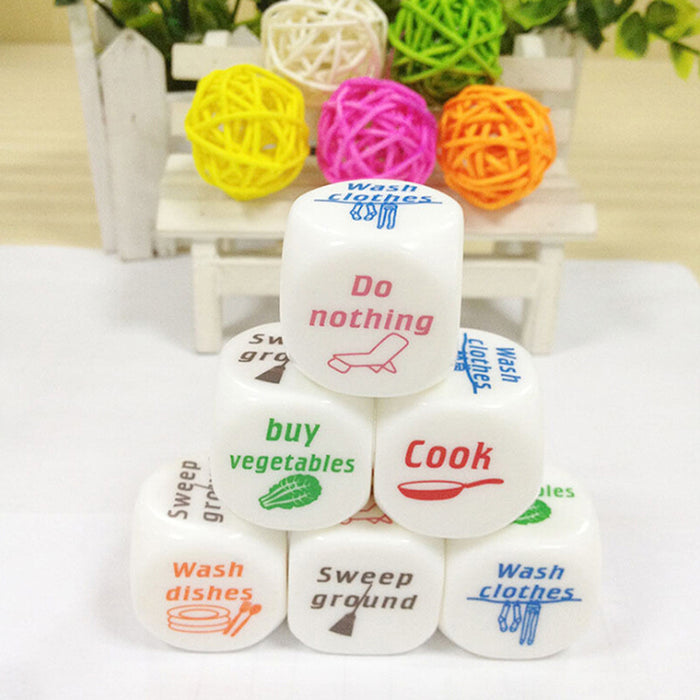 1Pc/2Pcs Luminous Housework Dice Games