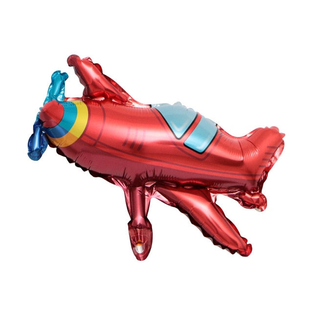 50pcs mini Fire Engine Balloon Train Foil Balloons Birthday Party Decorations