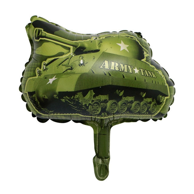 50pcs mini Fire Engine Balloon Train Foil Balloons Birthday Party Decorations