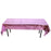 Rectangular Waterproof Glitter Rose Gold Foil Party Table Cover
