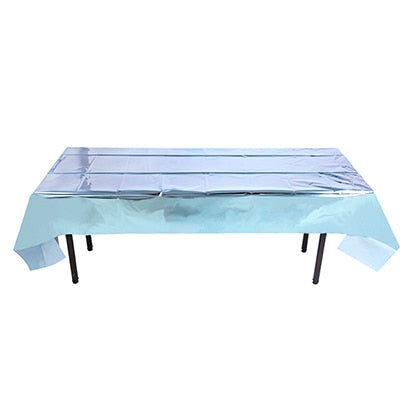 Rectangular Waterproof Glitter Rose Gold Foil Party Table Cover