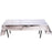 Rectangular Waterproof Glitter Rose Gold Foil Party Table Cover