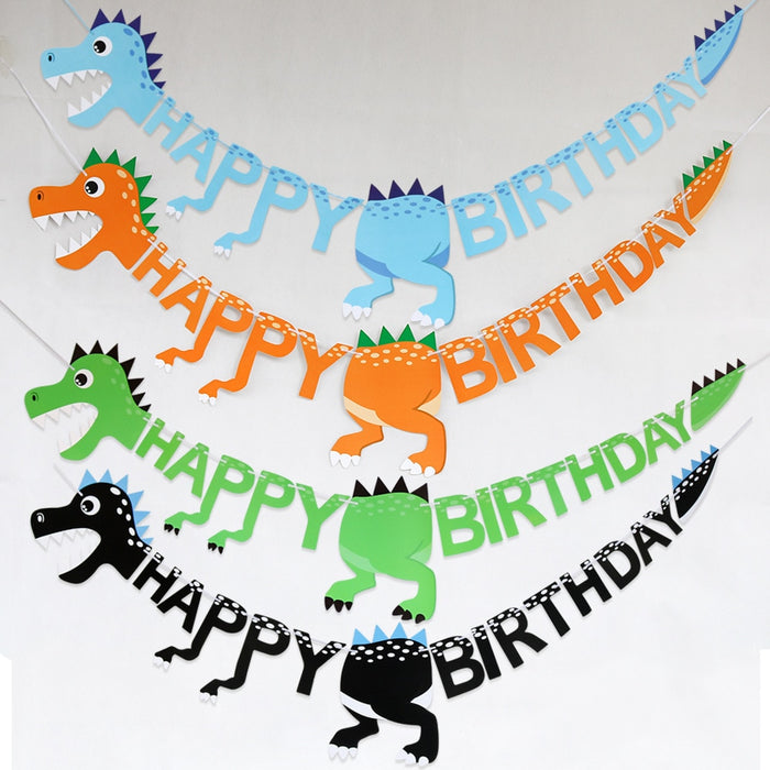 First Birthday Boy Party Garland Dinosaur Party