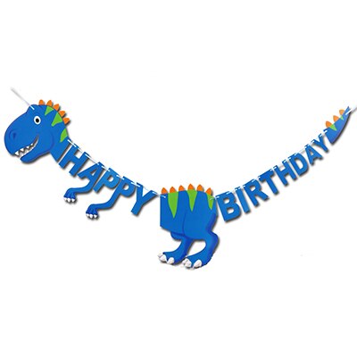 First Birthday Boy Party Garland Dinosaur Party
