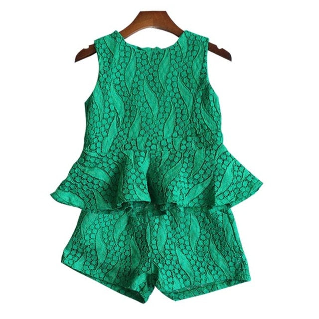 Lovely Long Eyelashes Tops + Pants Girls Clothing Set