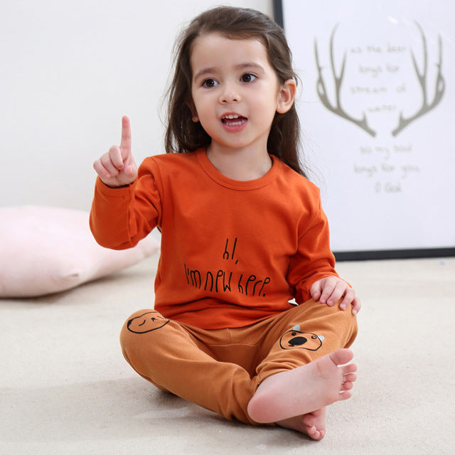 Children's 2 pcs/set Cotton Pajamas