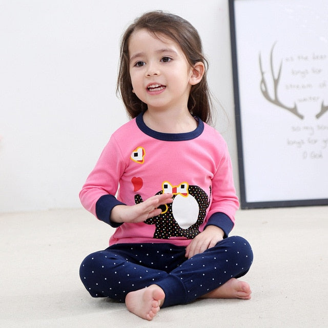 Children's 2 pcs/set Cotton Pajamas
