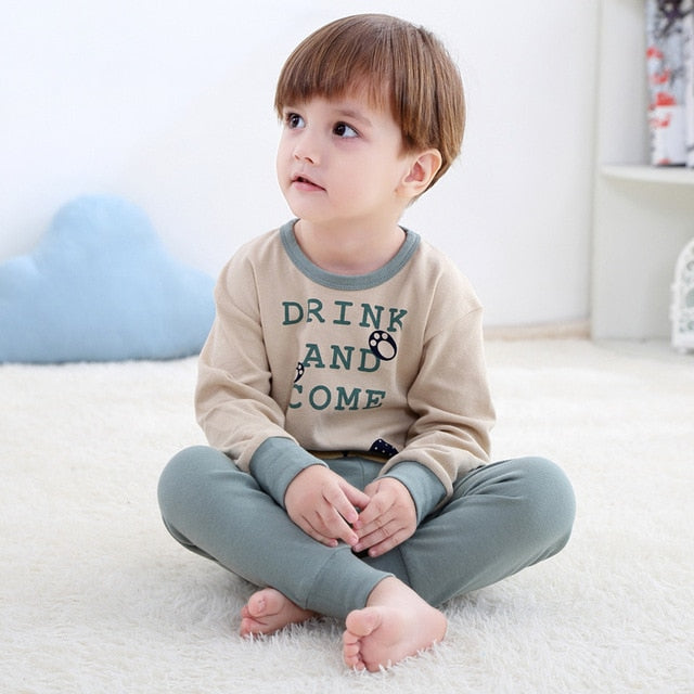 Children's 2 pcs/set Cotton Pajamas