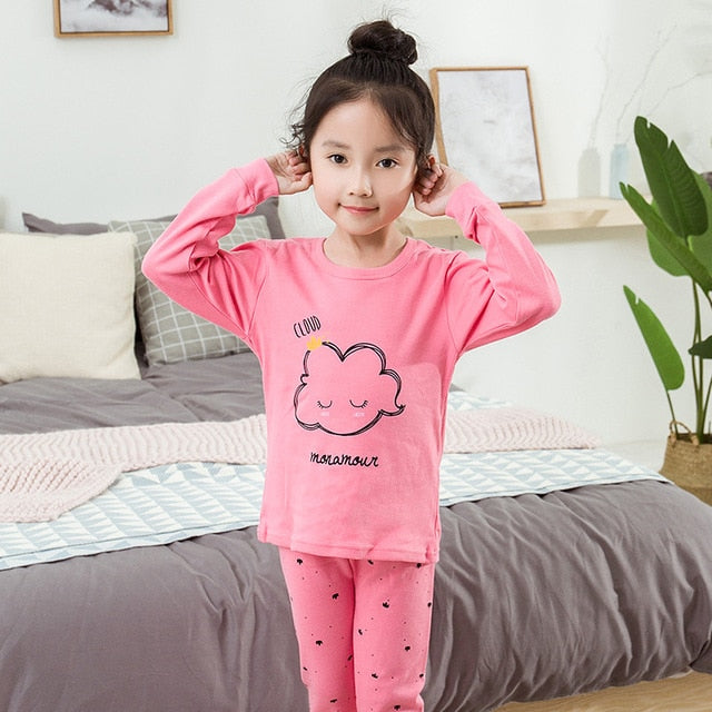 Cotton 2 pcs/set Sleepwear