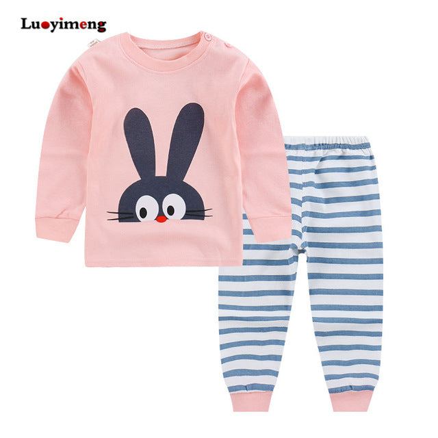 Cartoon Cotton 2 pcs/set Boys Sleepwear