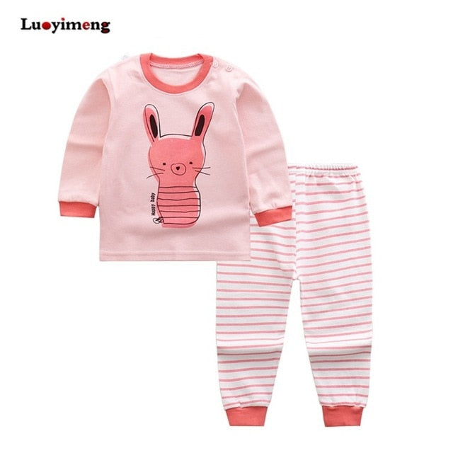 Cartoon Cotton 2 pcs/set Boys Sleepwear