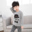2 pcs/set Long-sleeve Cotton Pajamas