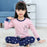 2 pcs/set Long-sleeve Cotton Pajamas