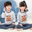 2 pcs/set Long-sleeve Cotton Pajamas