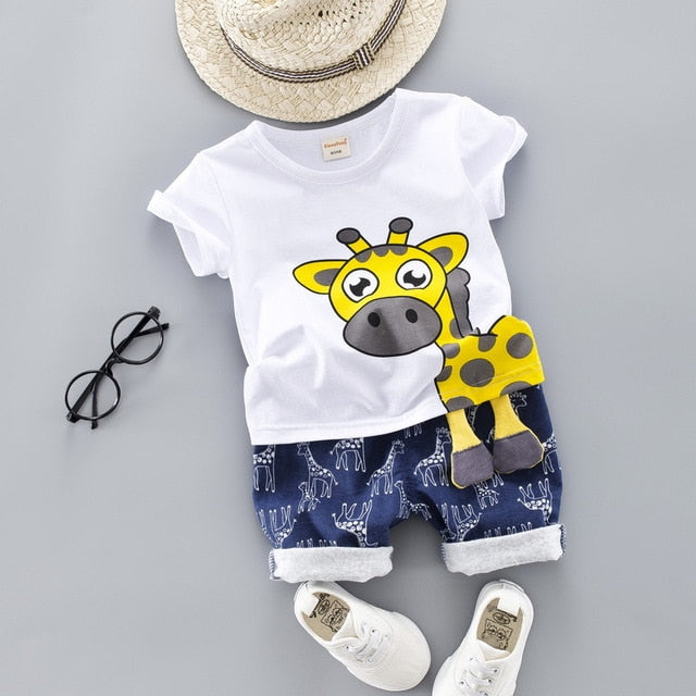Kids Giraffe T-shirt Toddler Outfit