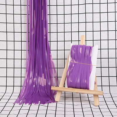 Party Backdrop Curtains Glitter Gold Tinsel for Decoration