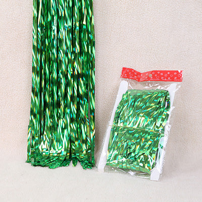Party Backdrop Curtains Glitter Gold Tinsel for Decoration
