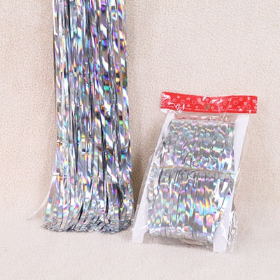 Party Backdrop Curtains Glitter Gold Tinsel for Decoration